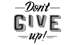 Dont give up image