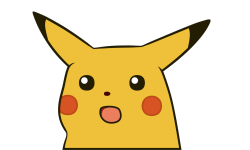 Shocked Pikachus